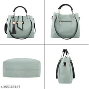 Pu-Leather Women Handbag Combo Set of 5