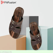 FitFusion Men's Stylish Slipper Combo Pack of 2 Slipper, Casual Flip Flop, Slip On for Men's,Thong Flip-Flops
