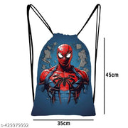 Printed Dori Bag Drawstring Backpack Small Bag Gym Bag tution bag Gift Bag for Everyday Use