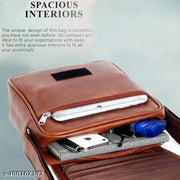 Premium PU Leather Messenger Bag | Stylish Crossbody Sling Bag for Men