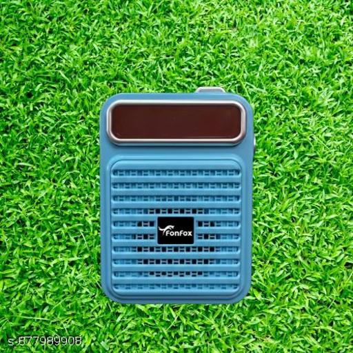 fonfox  Bluetooth Speaker (7v),Bluetooth Version 5.4,Bass Boosted Sound (high quality),Stereo Dual Drivers,UPTO 5 Hours Playtime,Portable Wireless Speaker