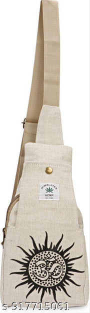 Men & Women Shoulder Bag Hemp Super Fashion Chest and Shoulder Ba