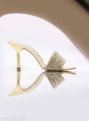 JM LOOKS Fancy Embillished Pencil Heels For Women & Girls | Platform Heels | Kitten Heels Sandal | (Gold)