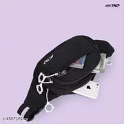 Waist Bag for Men Women | Water Resistant Waist Pouch with Multiple Compartments Waist Bag  (Black)