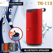 Portable Wireless Bluetooth Speaker TG113 with Aux Cable 10W with Built-in mic, Super Bass, TF Card Slot, USB Port Ultra Bass (Multicolor)