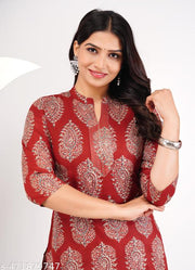 Beautiful Paisley Print Cotton Kurti
