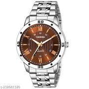 Brown Watch With King Bracelet King Bracelet Designer Strap Stylish Sport Look Boys watch for men Analog Watch - For Boys