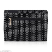 RESHU 6 card slot premium PU leather with heart batch fitting  zipper hand purse for women