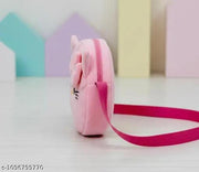 HARSHIKA TRADERS HELLO KITTY CROSS BAG Sling Bag for Kids Birthday Gift for Girls Crossbody Bag for kids with Soft pink Finish Baby Toddler Handbag Cute Princess Purse Mini Sling Bag for 3-12 Year Girls Fashion Accessory