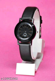 New trendy leather belt watches for women analog watches for girls