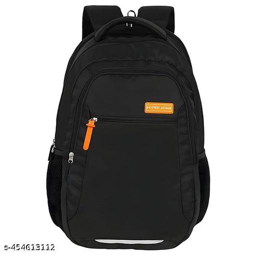 Hyper Adam School Bags for Girls College Backpack Coaching Bag School Backpack Tuition Bag Waterproof School Bag (Black, 36 L)