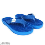 G plus  comfortable  daily use acupressure men's slippers/ ortho slippers for men's/ daily use chappal ( Blue)