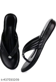 J A & SONS  Women's Stylish Casual Flat Slippers Nice Looking