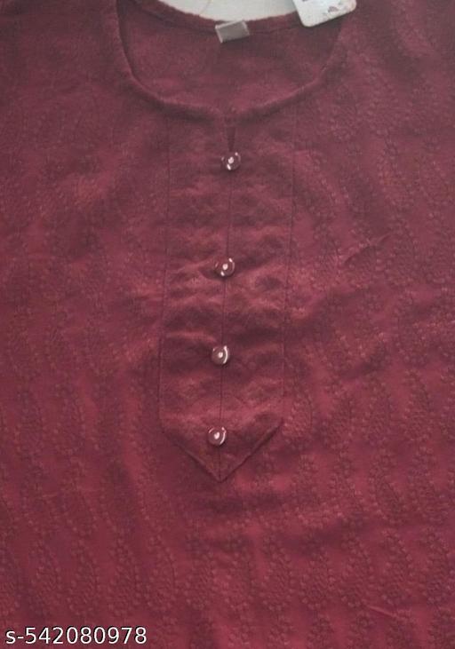 CHIKKEN-KURTI-MARUN