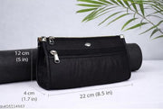 Flikker: Stylish Women’s PU Leather Hand Purse for ladies - Compact Mini Coin Clutch Wallet Bag Daily Use, Multi Zip Women Clutch Bag Mobile Purse for Girls Under 200 (Black, Pack of: 1)