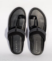 MENS SLIP-ON  KOLHAPURI TAN SANDALS