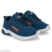 BRD-678 Black Mesh Sports Shoes For Men