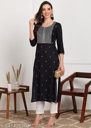 Women Georgette Printed Front Slit Kurta |Lace border/ dresses For Women | Party wear dresses| Gown for women | Long Gown for women | Ladies Gown \Anarkali Kurtis\Rayon Kurtis\Cotton Kurtis\Rayon Kurta Sets