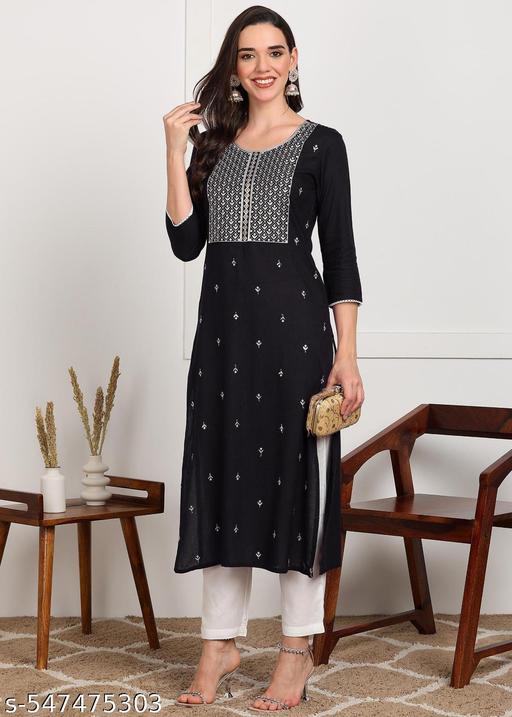 Women Georgette Printed Front Slit Kurta |Lace border/ dresses For Women | Party wear dresses| Gown for women | Long Gown for women | Ladies Gown \Anarkali Kurtis\Rayon Kurtis\Cotton Kurtis\Rayon Kurta Sets