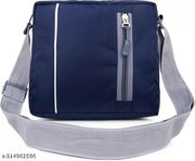 Fancy Craft Men & Women Blue Sling Bag - Extra Large