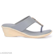 GrienYrus Women Grey Flats Slipper
