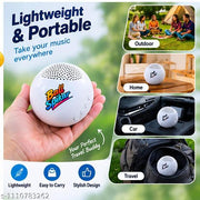 Mini Bluetooth Ball Speaker Portable Wireless Speaker with Deep Bass, HD Clear Sound,  Rechargeable USB Speaker for Mobile, Laptop & Travel