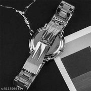 Analog Watch - For Boys-Men & Girls-Women White Dial Designers Casual Stainless Steel Paidu Unisex Watch For Mens & Boys & Girls & Women