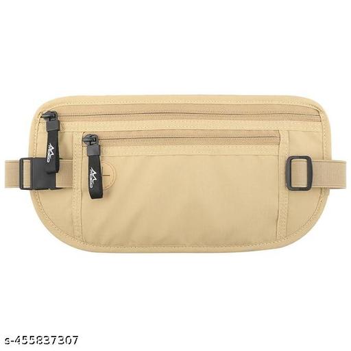 Waist Belt Secure Travel Money Belt | Hidden Waist Cloth Travel Pouch Hidden Wallet Passport Money Waist Belt Bag Slim Secret Security Useful Travel Storage Bag (Multicolor)
