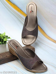 Women New Trendy wedge heel sandal slippers