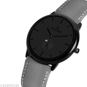 Grey Round Chronograph Analog Watch For Men