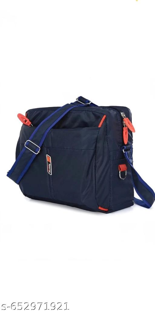 Blue unisex sling bag crossbody shoulder bag with Adjustable strap Durable for Travel Office Daily use