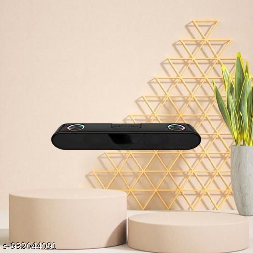 Portable Bluetooth Speaker, 16 Watts, Upto 8h Backup, Dual Drivers + Dual Passive Radiators, Call Function, Bluetooth v5.3 | USB | mSD| AUX, TWS, RGB LED