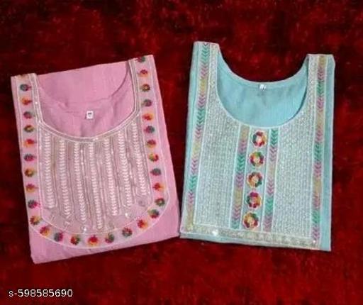 Stylish Embroidery Kurti Combo Of 2