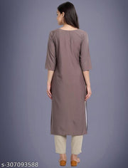Beautiful American Crepe Printed Kurti For Beautiful  Women