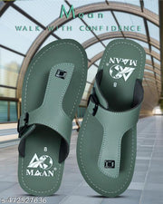 MAAN latest fancy leather look mens slippers