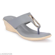 GrienYrus Women Grey Flats Slipper