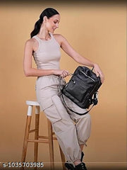 Leather Backpack for Women Elegants Backpack Purse Ladies Leather Shoulder Fitting Rakhi Gift for Sister, Mother Bhabhi