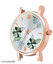 Green Ribbin Belt | Flower Dial | Girl’s Watch_Combo