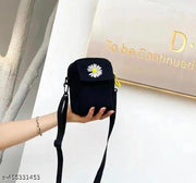 Harshika traders Stunning Canvas Sunflower Crossbody Bag with Adjustable Strap | Perfect for Any Occasion