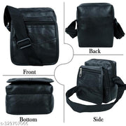 Casual Crossbody Synthetic Leather Men Sling Bag/Shoulder Bag for Men/Travel Bag/Cross Body Bag/Office Business Bag/Messenger Bag/Stylish Sling Bag for Men