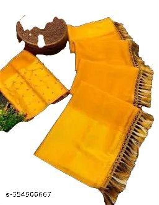 A4t Chiffon saree golden zari
