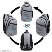 35 L Casual Waterproof Laptop Bag/Backpack for Men Women Boys Girls/Office School College Teens & Students ( grey)