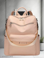 Bohobuzz Backpack Purse for Women Convertible Travel Vintage PU Leather Bag(Backpack,bag,backpack for women women bag fashion,stylish)