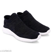 Fancy  Blue Synthetic Sports Shoes For Men