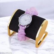 Analog Scrunchie Korean Fashion Style  Watch For women and Girls