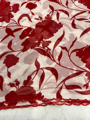 Georgette Printed Saree(With Lace)
