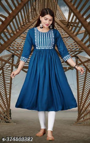 rayon kurtis for women
