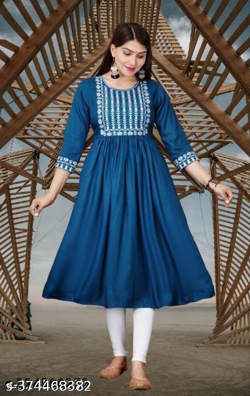 rayon kurtis for women