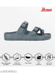 Paragon Comfort Fit Trendy Grey Casual Slides for Men