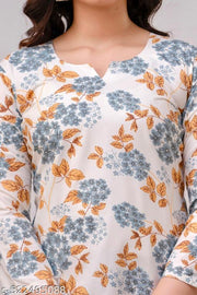 Women’s Short Printed Kurti Pack of 2 Cotton Casual Combo for Women